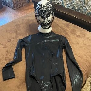black leotard mask Halloween Costume